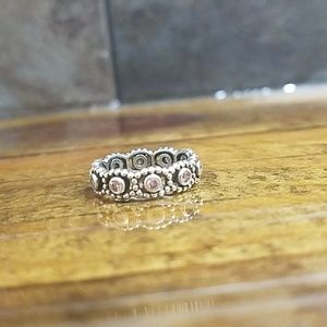 Pandora soft pink stone ring